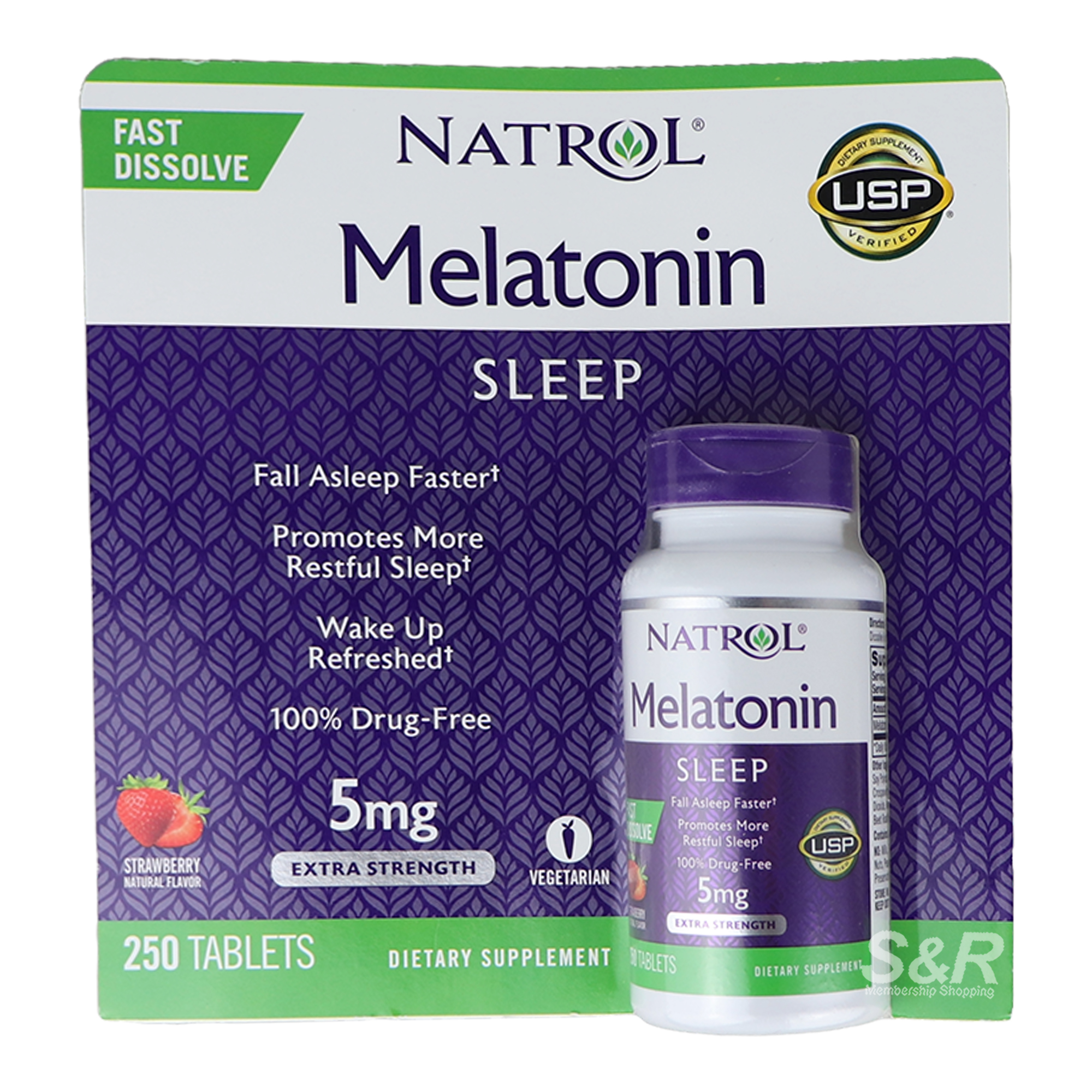 Natrol Melatonin 5mg 250 tablets